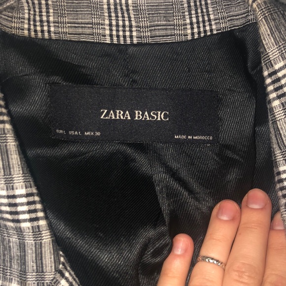 ZARA PLAID JACKET - Picture 2 of 5